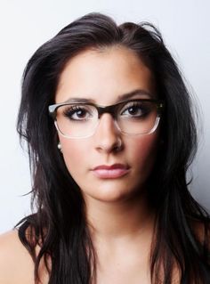 Unisex Full Frame Acetate Eyeglasses Black Glass And Black
