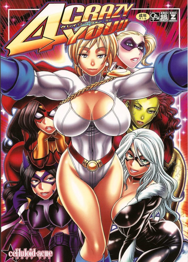 Various French Busty Superheroes Become Horny