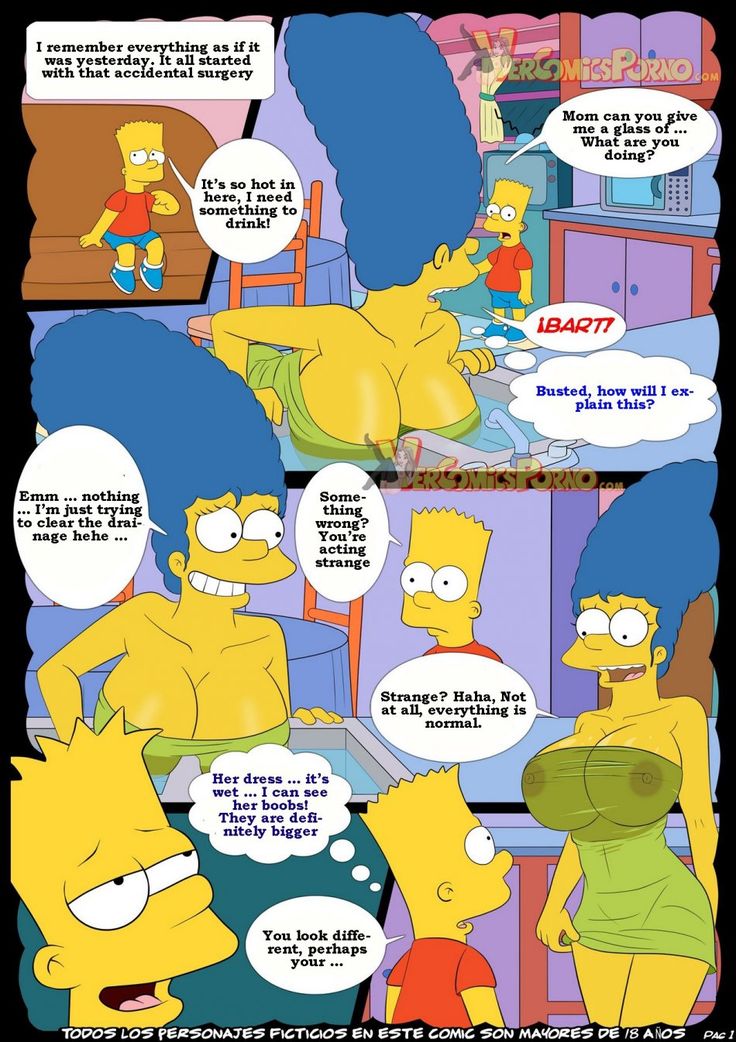 Vercomicsporno Los Simpsons Bart And Marge In A Hard Sex Comic Full Color Free 4