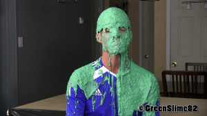 Video Green Slime Adidas Blue Jersey Plus Pie