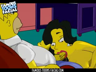 View The Simpsons Porn Patty Selma Homer 1