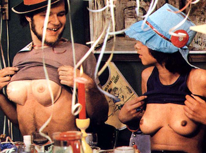 Vintage Hairy Babes Seventies Party Turns Into A Major Hot Gang Bang