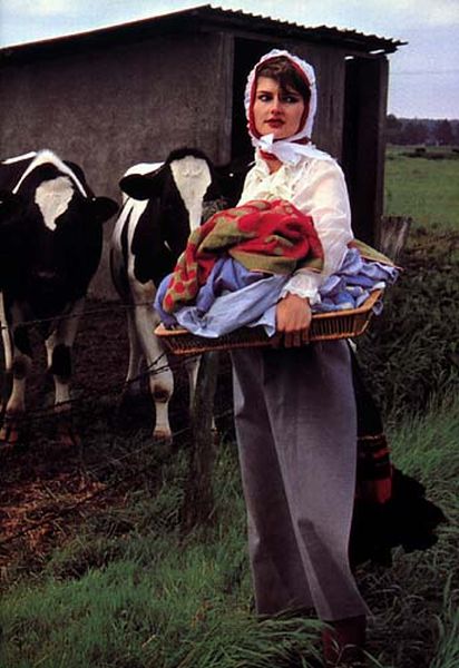 Vintage Sex Pic Dutch Farm Girl Gets Fucked