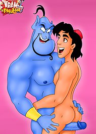 Watch Porn Men Throw An Threesome While Aladdin Explores His Gay Side