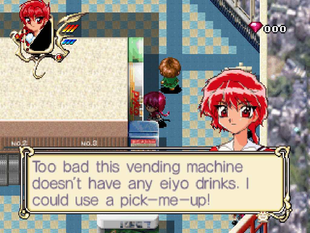 Whats It Going To Take To Score An Eiyo Drink In Magic Knight Rayearth For The Sega Saturn Thanks For The Tip Baobeilian