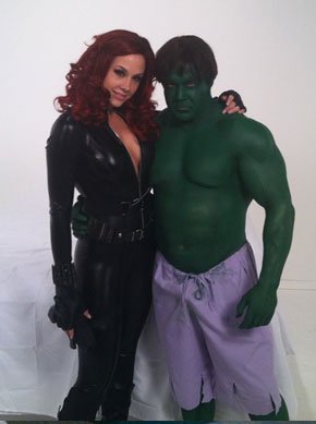 Why Is The Hulk Here And Is He Shorter Than Black Widow And Does Full Body Makeup In Porn Creep Anyone Else Out 2