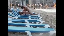 Wife Gets Pounded Husband In Public Beach