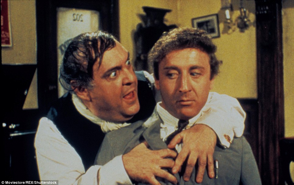 Wilder Pictured Right With Zero Mostel In The Producers Was Surrounded