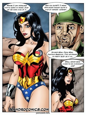 Wonder Woman Incredibly Horny Hulk Porncomics Hentai Comics 2