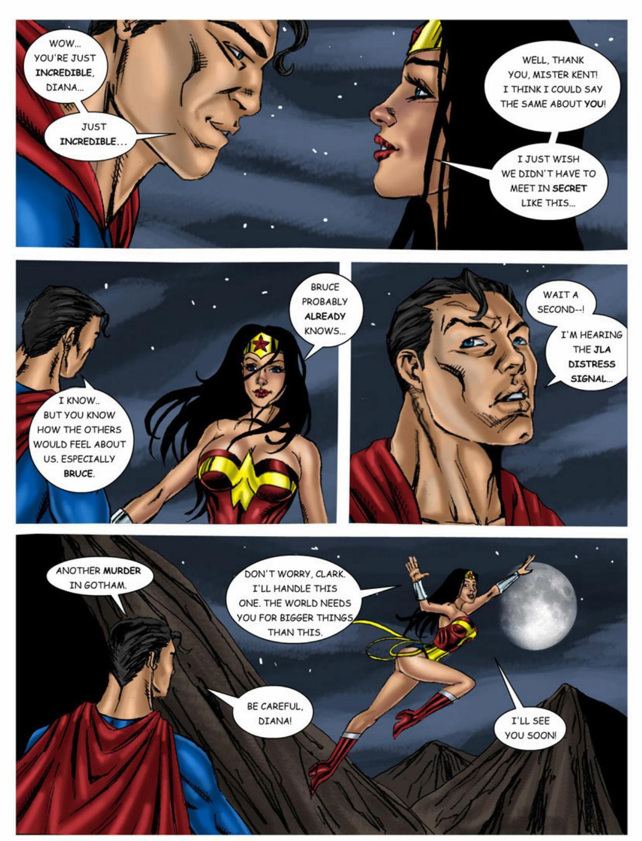 Wonder Woman Predator Part Free Cartoon Porn Comic 1