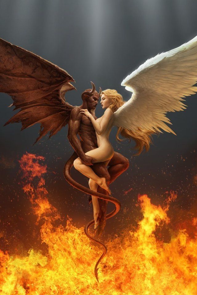 Would Definitely Like To Incorporate An Angel And Devil Into Next Tattoo