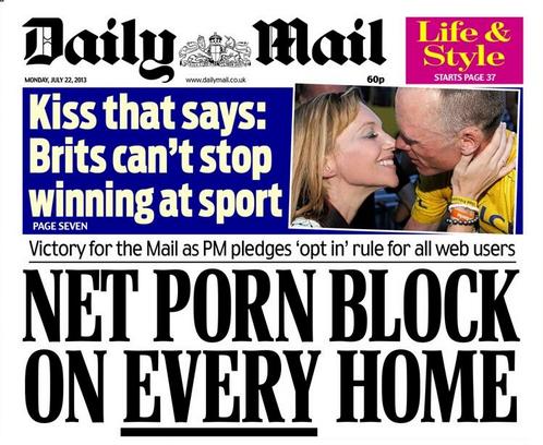Would The Daily Mail Website Fall Foul Of The Online Porn Filters