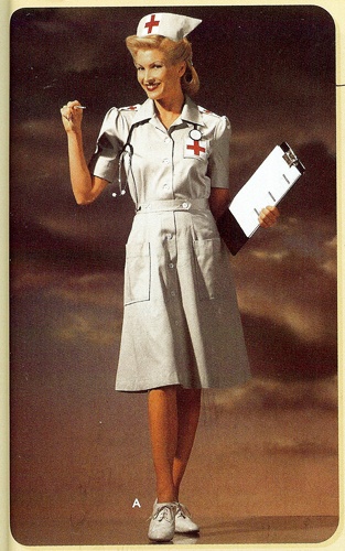 Wwii Nurse In Full Regalia I Had A Uniform Just Like This Minus