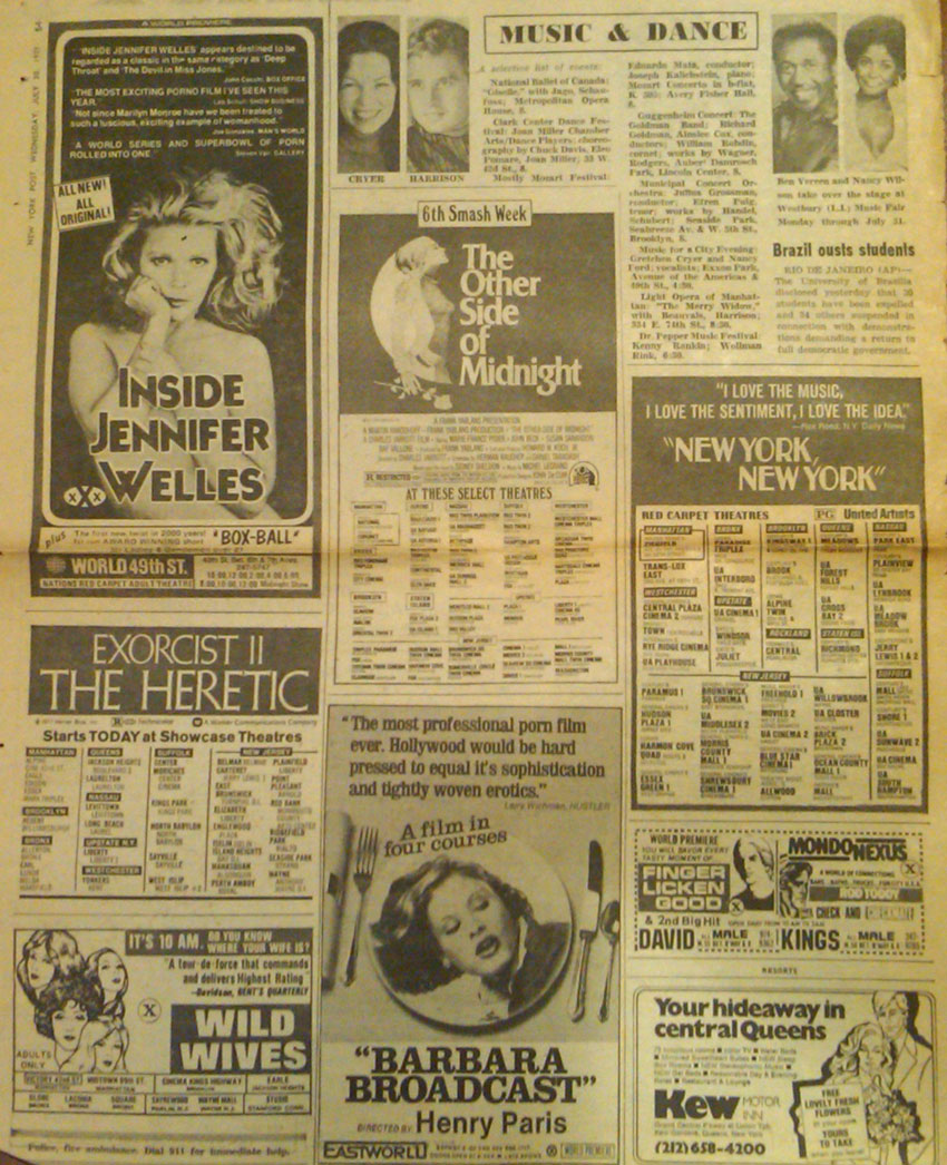 Xxx Ads In The New York Post The Distribpix Blog