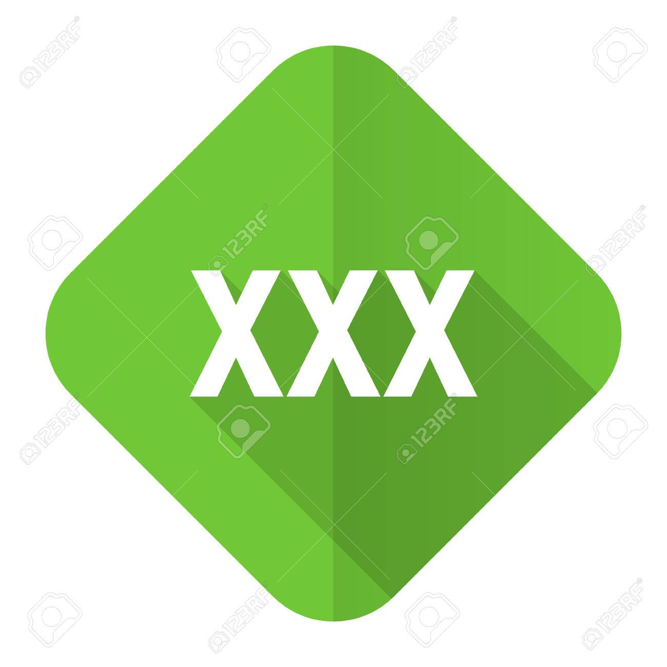 Xxx Flat Icon Porn Sign Stock Photo Picture And Royalty Free