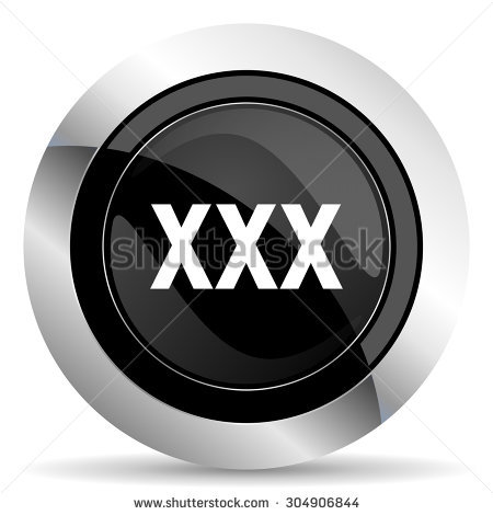 Xxx Icon Porn Sign Original Modern Stock Illustration