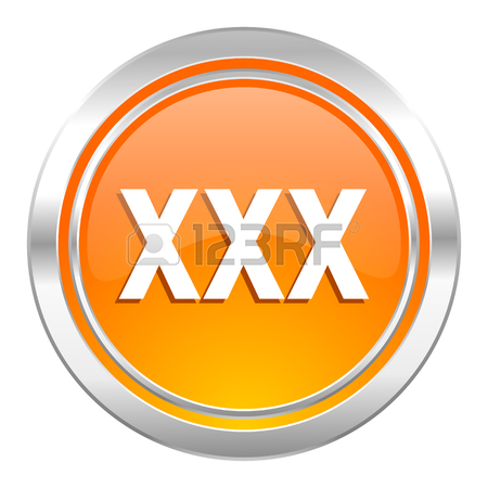 Xxx Icon Violet Button Porn Sign Stock Photo Picture 1