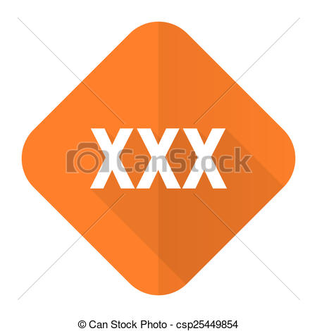 Xxx Orange Flat Icon Porn Sign Stock Illustrations Search