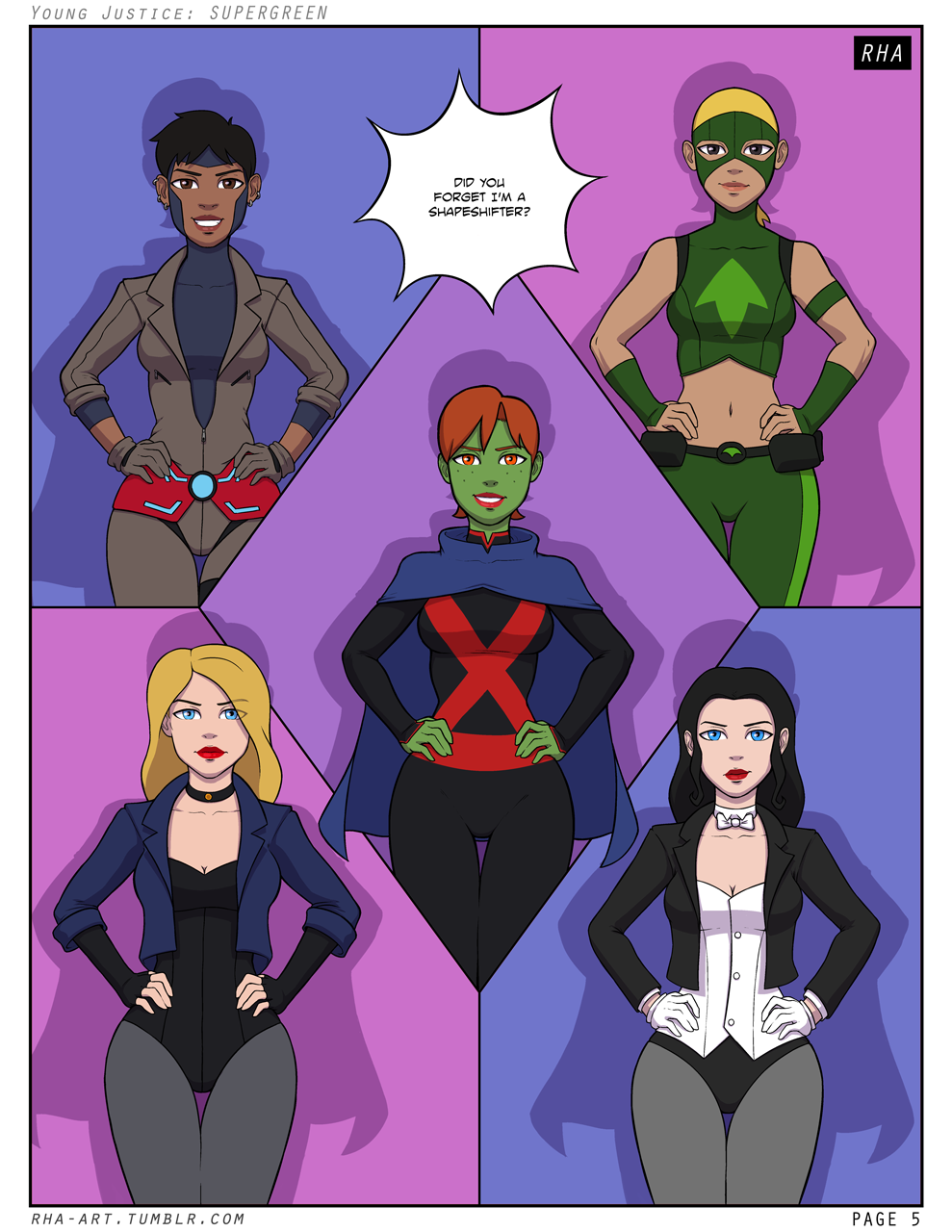 Young Justice Girls Nud