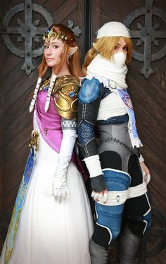 Zelda And Sheik Cosplay From Twilight Princess Super Smash Bros Premiered At Anime Boston And Received The Hall Cosplay